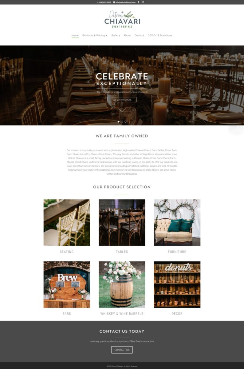 Chiavari home page